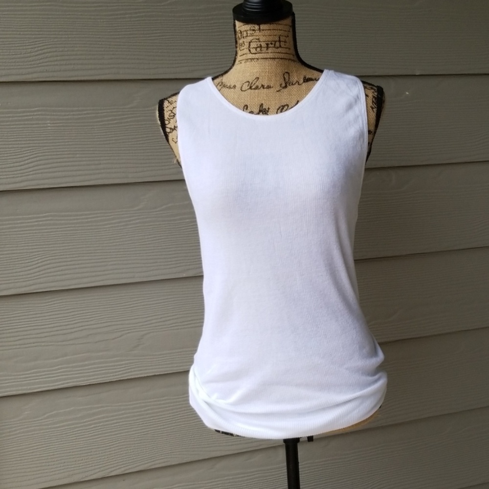 White tank top